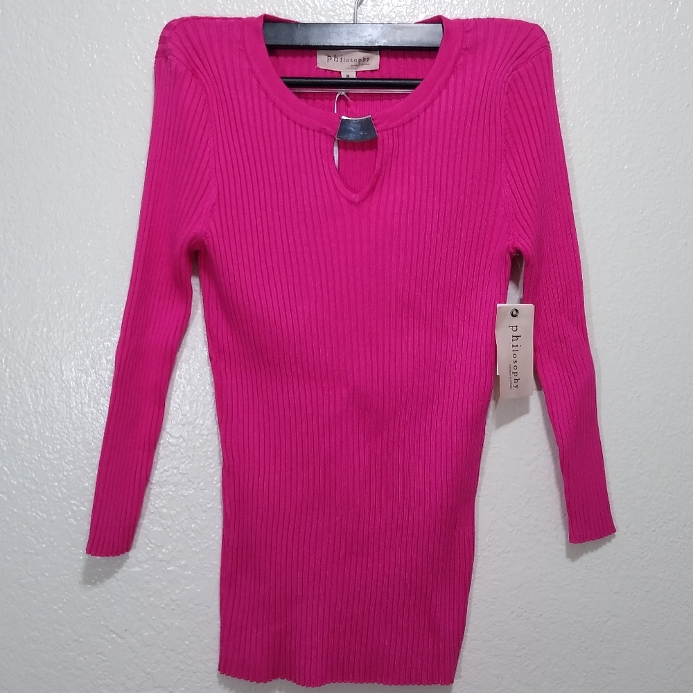 New Philosophy ribbed top medium